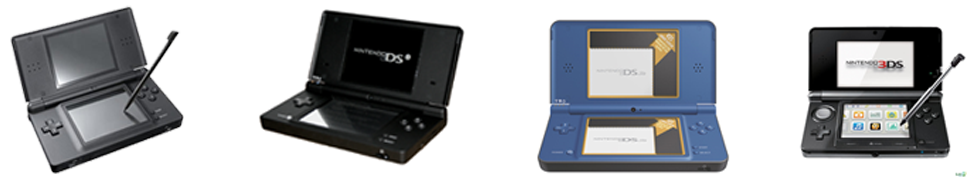 Assistencia Técnica de Games Nintendo DS, DS Lite, DSi, DSi XL, 3DS